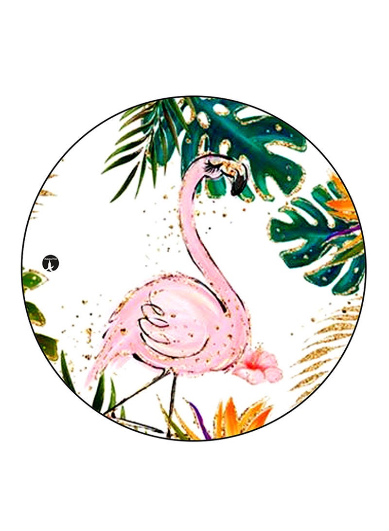 Flamingo Printed Mouse Pad  Multicolour