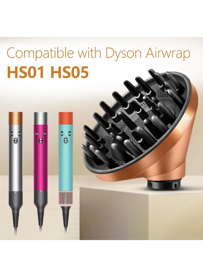 KISSUN Upgraded Diffuser Nozzle Attachment for Dyson for Airwrap, Converting for Airwrap Styler to Hair Dryer Diffuser Attachment - Image 2