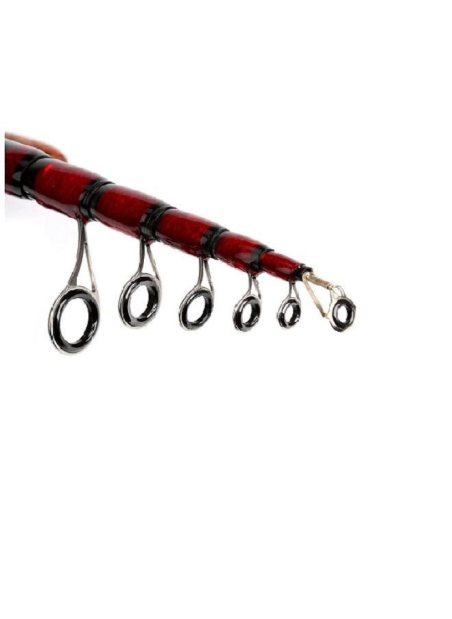 Sports - Spining Telescopic Fishing Rod and Reel Combo Kit Set From TOLU Sports with Line Lures Hooks Reel and Carry Bag - Image 1