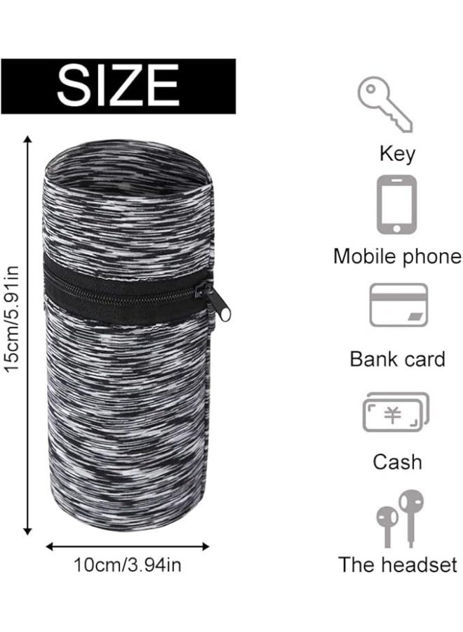 حقيبة ذراع رياضية للركض واللياقة في الهواء الطلق بحزام معصم بسحاب من قماش حريري جاف سريعًا - Image 3