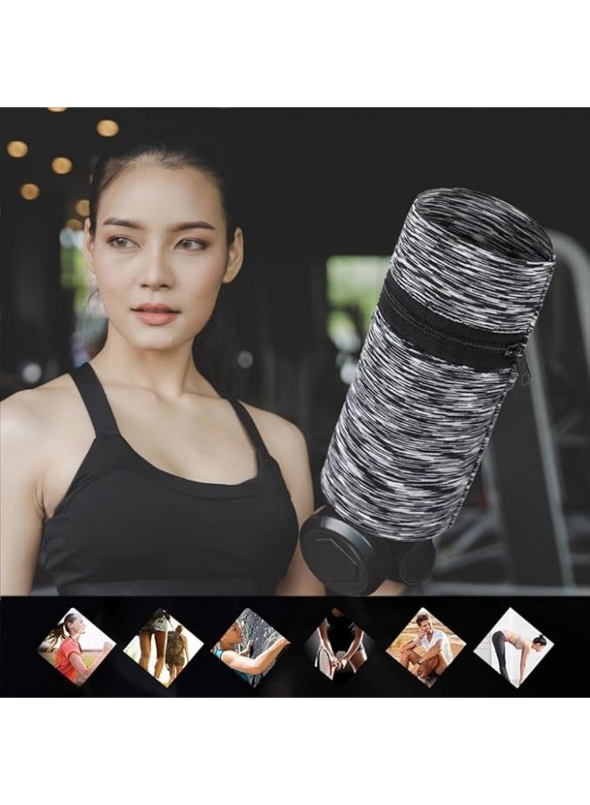 حقيبة ذراع رياضية للركض واللياقة في الهواء الطلق بحزام معصم بسحاب من قماش حريري جاف سريعًا - Image 4