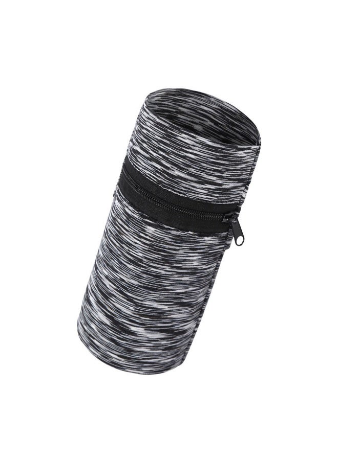 حقيبة ذراع رياضية للركض واللياقة في الهواء الطلق بحزام معصم بسحاب من قماش حريري جاف سريعًا - Image 2