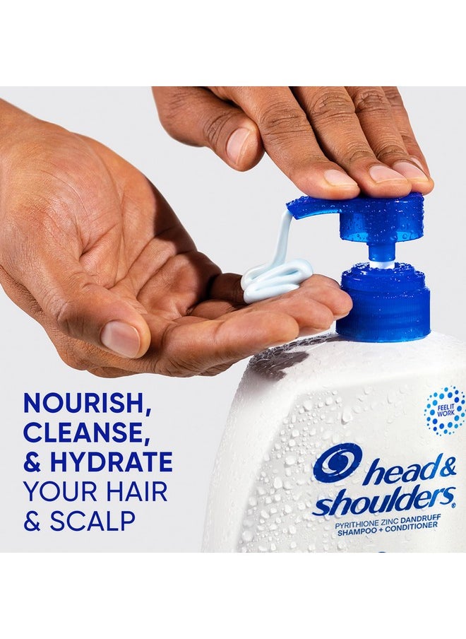 Head & Shoulders Head & Shoulders 2-in-1 Classic Clean Anti-Dandruff Shampoo & Conditioner Twin Pack, Paraben-Free, Color-Safe, Fresh Scent, 32.1 Fl Oz (Set of 2)  - Image 3