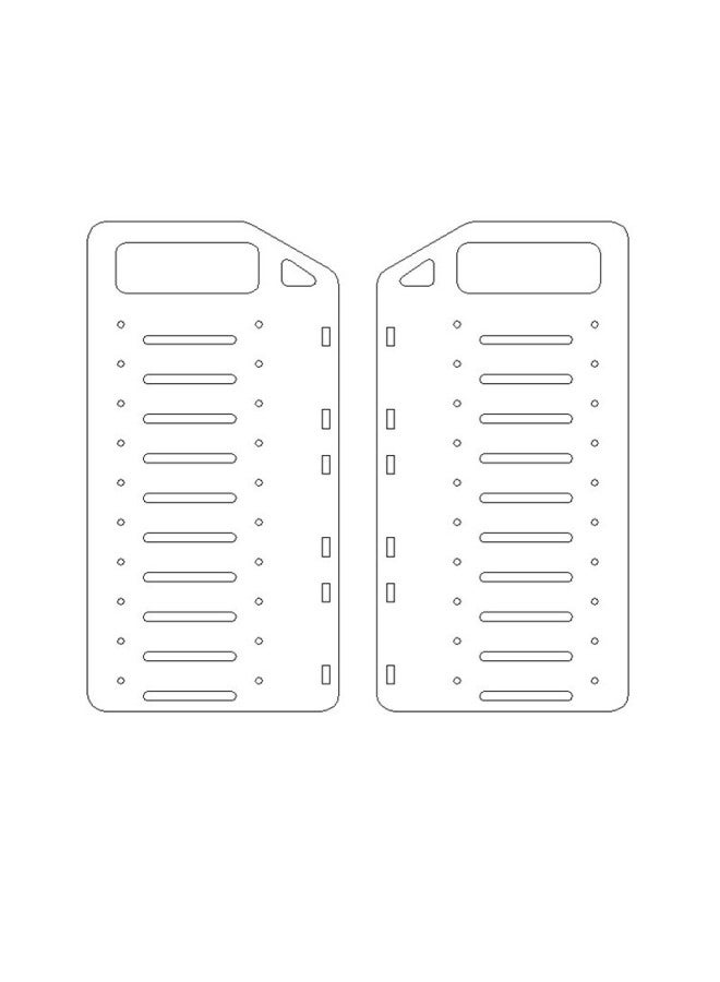 Hard Disk Rack Extension Rack Mechanical Hard Disk Cage Bracket External Hard Disk Rack 3.5 Desktop Transparent Acrylic Hard Disk Box-Color:10 Layers Transparent  - Image 5