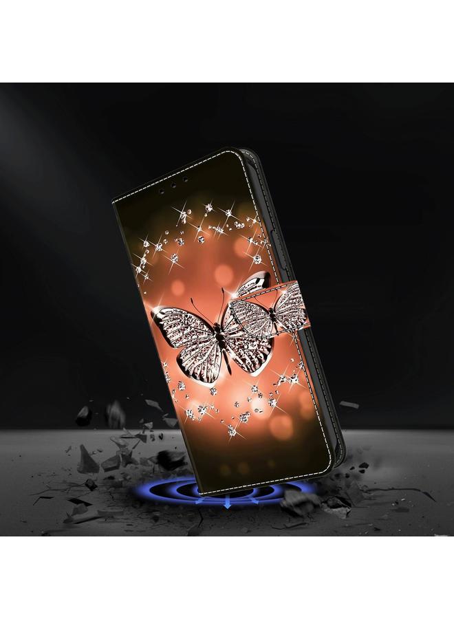 S-TOP Case For Samsung Galaxy S21 Ultra Crystal 3D Shockproof Protective Leather Phone Case - Image 5