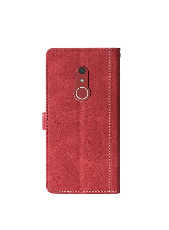 S-TOP Case For Fujitsu Arrow Be4 Plus F-41B Skin Feel Straw Hat Magnetic Buckle Leather Phone Case - Image 3
