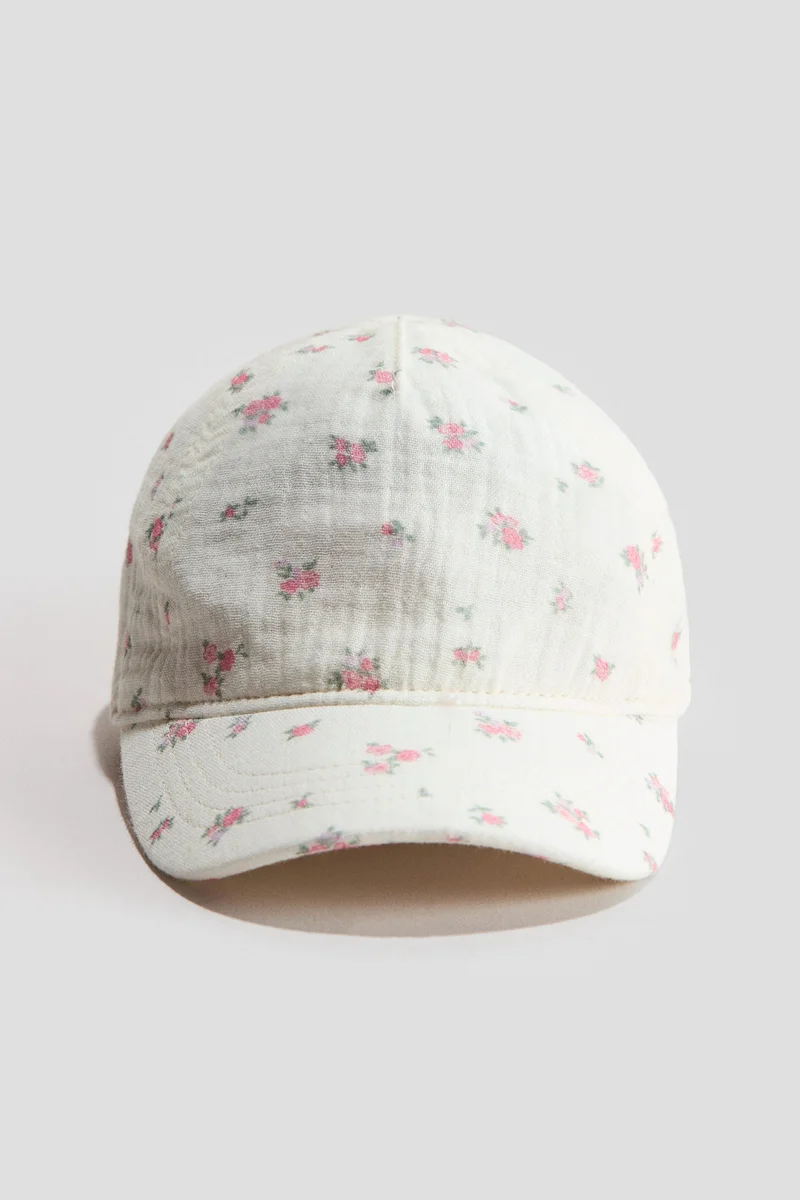H&M Bow-detail muslin cap
