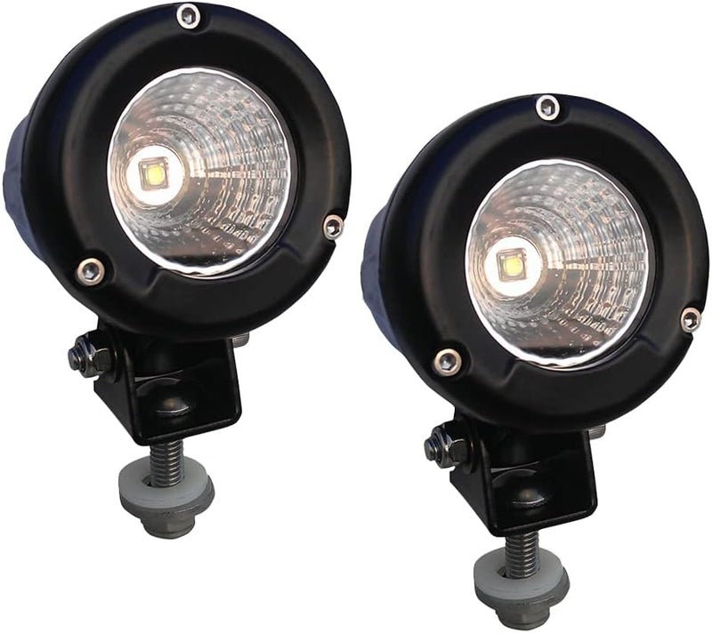 Lightronic Offroad 2.6" Round Motorcycle LED Fog Light Pods, 6000K Cool-White Long Range Flood Beam, Rugged Die-Cast Aluminum Housing, Corrosion Resistant Waterproof, 12V/24V DC, 2-Pack - Image 5