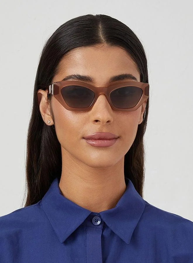 30Sundays 30Sundays FALERA,Women Sunglasses, Cat Eye Sunglasses, UV Protection: UV400 (Beige,Brown)