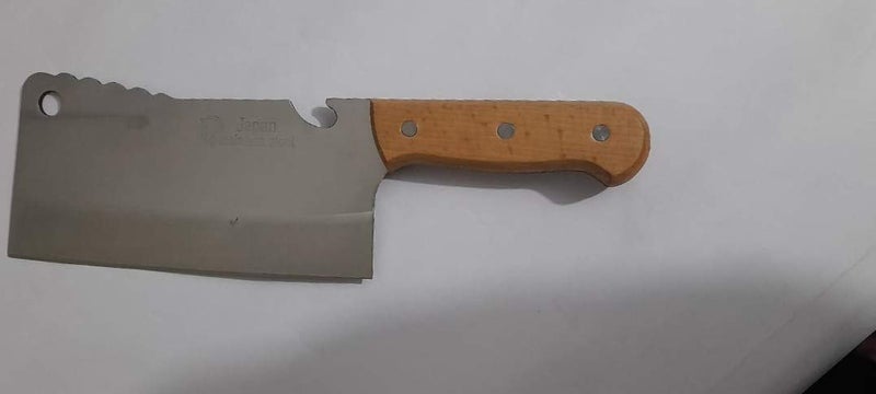 CEUTA Sharpener Knife Chapad Stainless Steel 95 inch Vegetable Meat Cleaver Chopping Knife Chef Butcher Multipurpose Use for Home Kitchen or Restaurant - Image 3