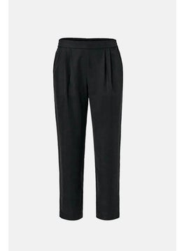 Tchibo Women Plain Woven Pants, Black  - Image 2
