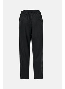 Tchibo Women Plain Woven Pants, Black  - Image 3