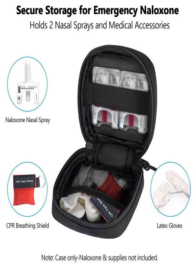 KENOBE Naloxone Belt Pouch for Opioid Overdose Kits, Hold for Two Naloxone Nasal Sprays & Accessories, Naloxone Not Included - Image 2