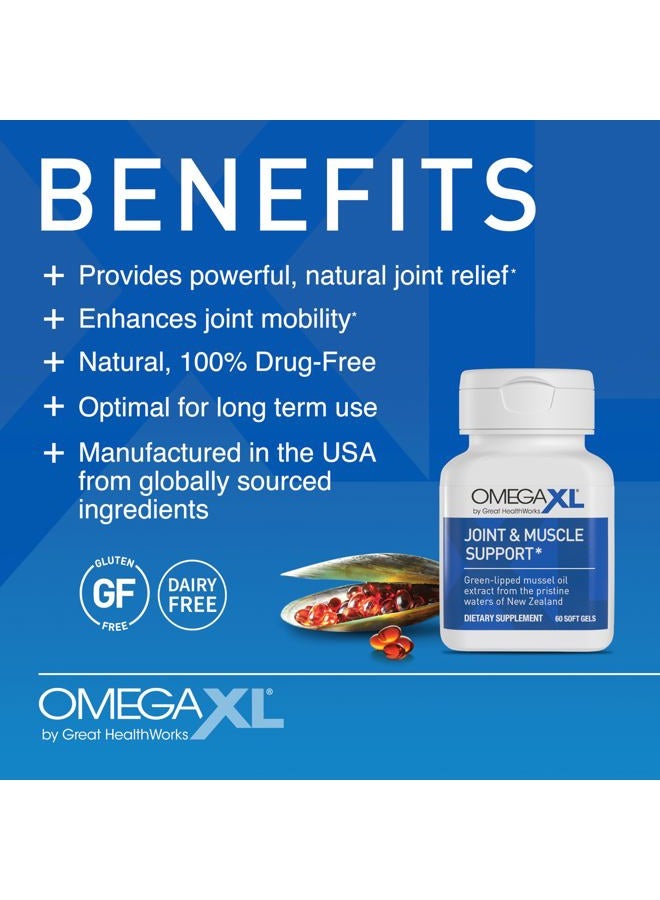 OmegaXL Bundle 2 Pack - Omega XL 60 Count Joint Pain Omega 3 Supplement + HeartXL 30 Count Omega 7 - Image 2