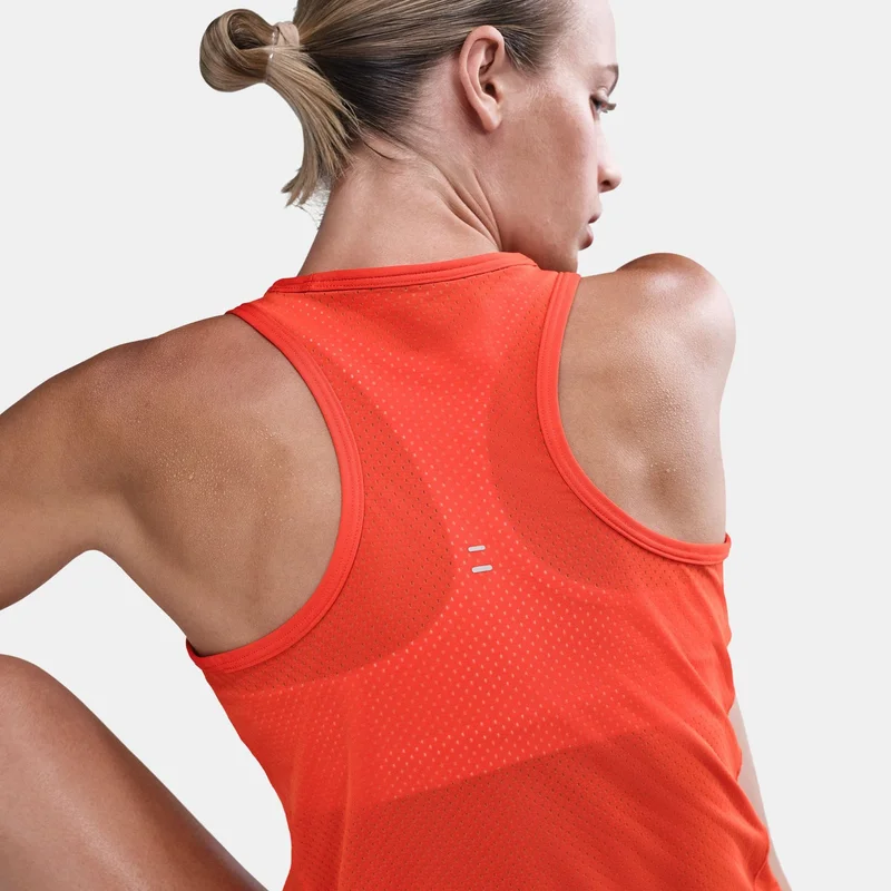 Nike Red Women's Tempo Dri-FIT Running Tank Top for Women | Best Price UAE