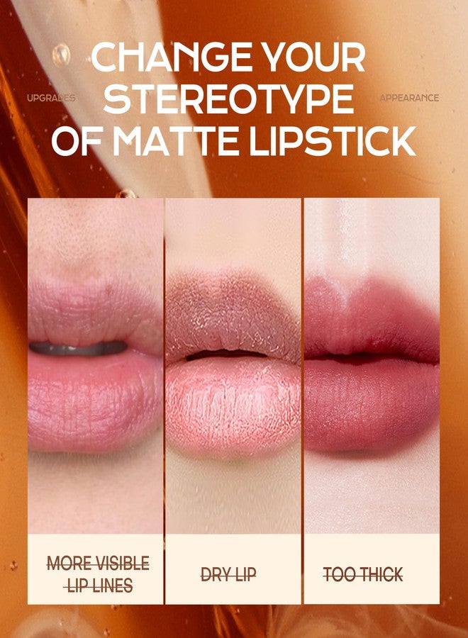 Mistine Thai Latte Sheer Creamy Lipstick - Velvet Matte Finish, Non-Sticky, Rainy Iced Coffee 3.5g - Image 4