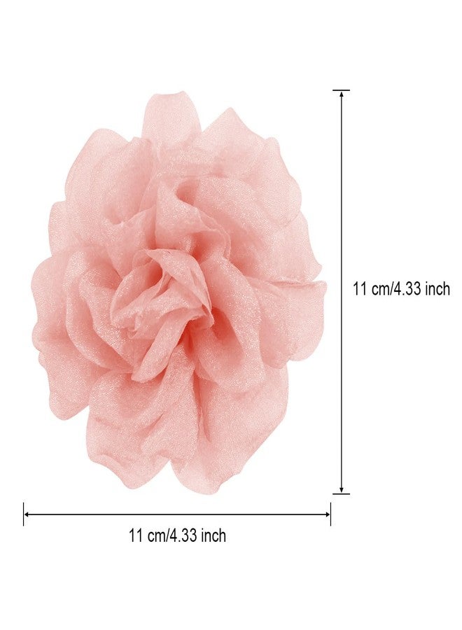 Merdia Rose Flower Brooches and Clips for Women | Salmon Hair Clips & Pins, 4.3 Inches - Image 4