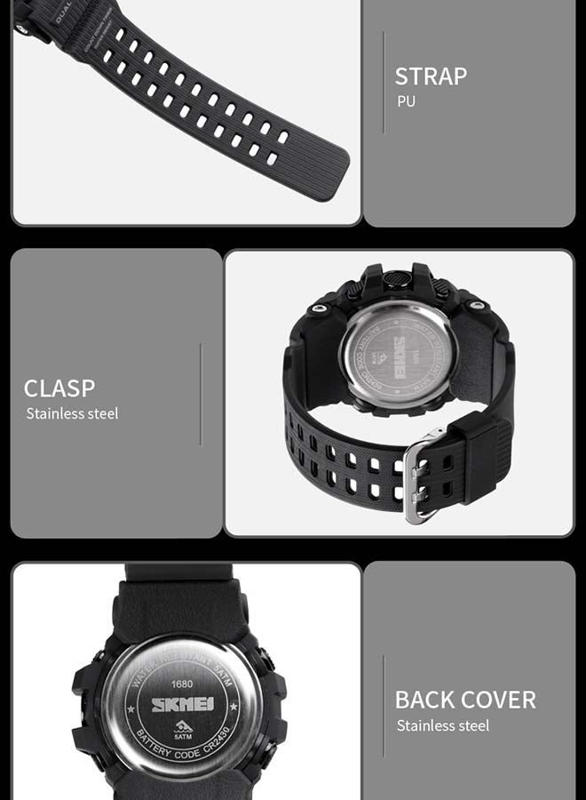 Men's 1680 Azan Qibla Direction Compass Pray watch - Image 3