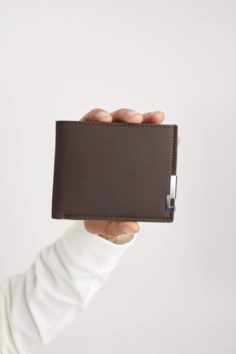 ديفاكتو Man Faux Leather Wallets
