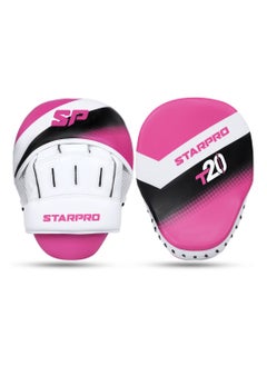 Starpro Boxing Mitts - Vegan Leather - Boxing Pads for Coaching in Boxing MMA Kickboxing and Martial Arts - Men & Women - Training Pads  - Image 1