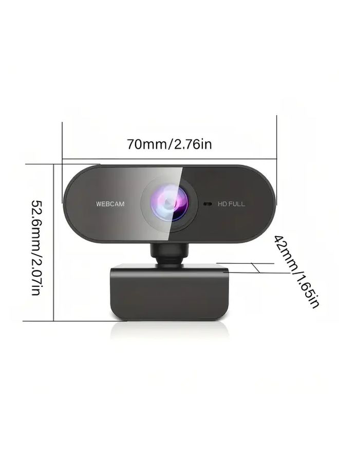 1080P Full HD Smart Webcam with Auto Focus Microphone Plug and Play for Work Classroom - Image 2