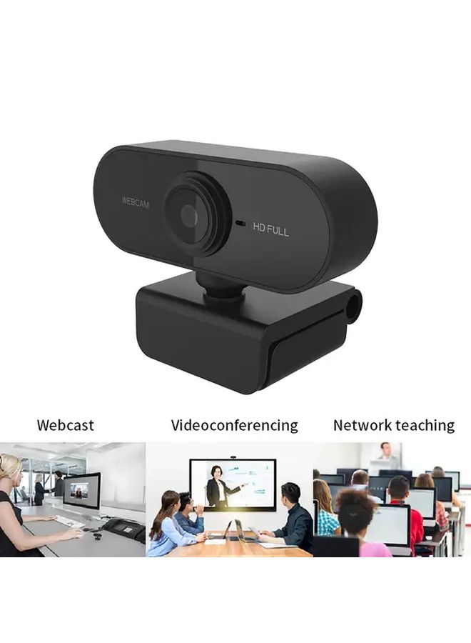 1080P Full HD Smart Webcam with Auto Focus Microphone Plug and Play for Work Classroom - Image 3