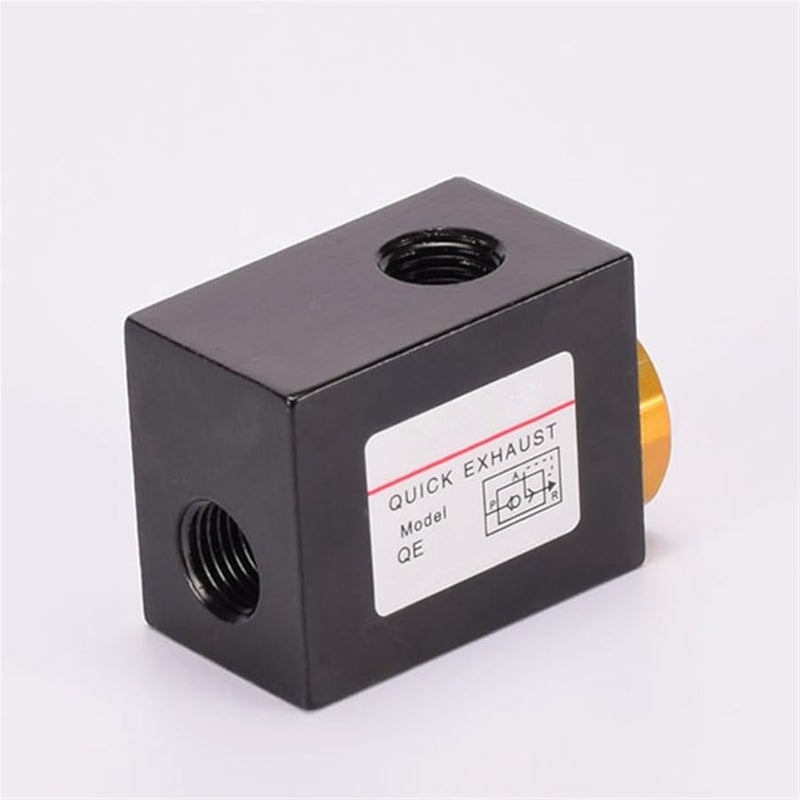 Quick Exhaust Valve One Way 2 Ports Directional Control Air Working Medium Size QE 03 - Image 4