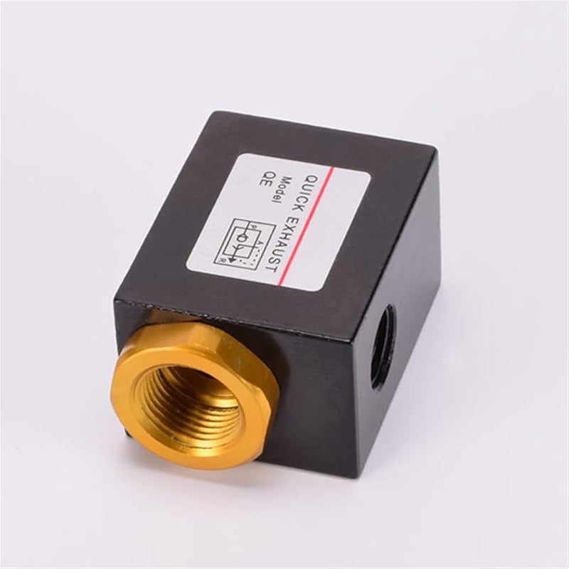 Quick Exhaust Valve One Way 2 Ports Directional Control Air Working Medium Size QE 03 - Image 3