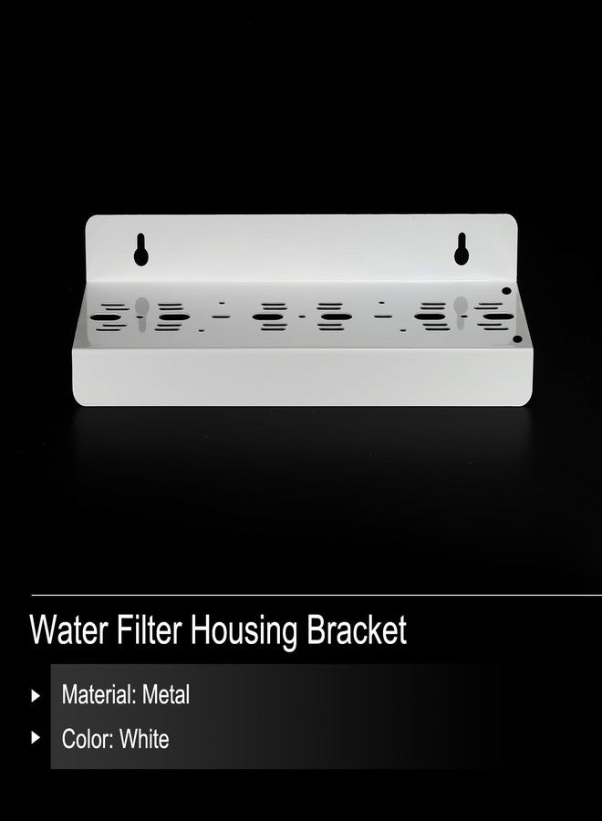 MECCANIXITY Water Filter Housing Bracket for 10 Inch 3 Stage Whole House Mounting Bracket for Kitchen White - Image 3