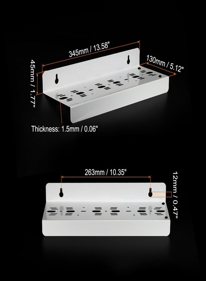 MECCANIXITY Water Filter Housing Bracket for 10 Inch 3 Stage Whole House Mounting Bracket for Kitchen White - Image 2