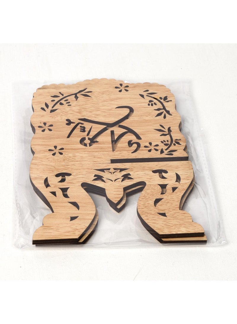 Wooden Quran Holder Log Color  - Image 5