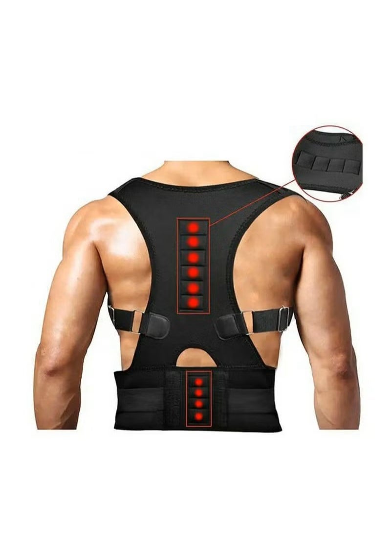 The Back Belt For Posture Correction And Shoulder Straightening Is Made Of Strong, Breathable Material That Is Comfortable To Wear - Image 1