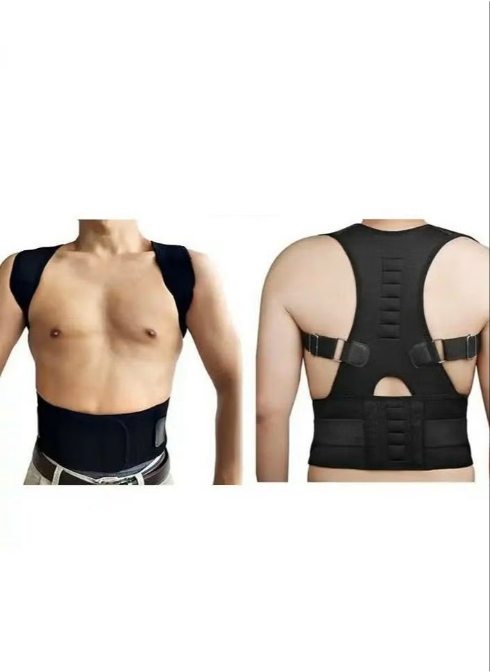 The Back Belt For Posture Correction And Shoulder Straightening Is Made Of Strong, Breathable Material That Is Comfortable To Wear - Image 2