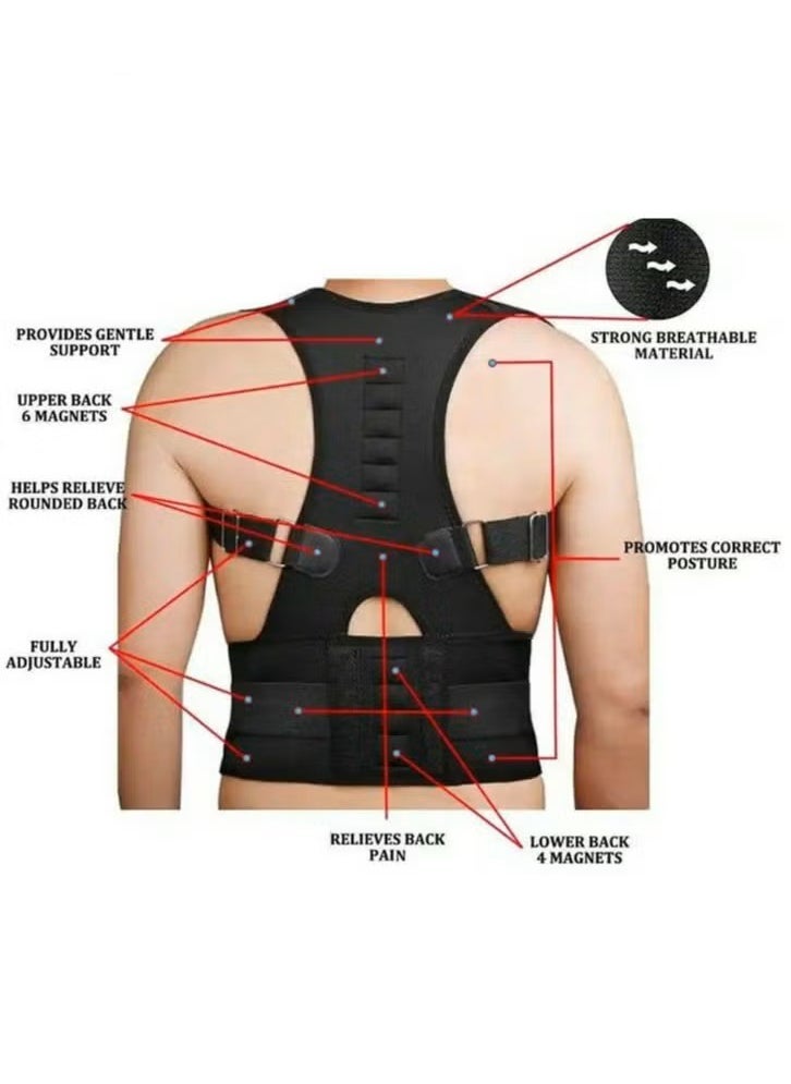 The Back Belt For Posture Correction And Shoulder Straightening Is Made Of Strong, Breathable Material That Is Comfortable To Wear - Image 4