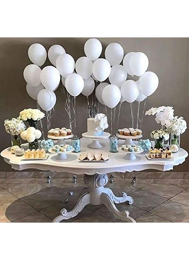 YouquTime Latex Balloons 100 Pack 12 Inch White Balloons  - Image 4