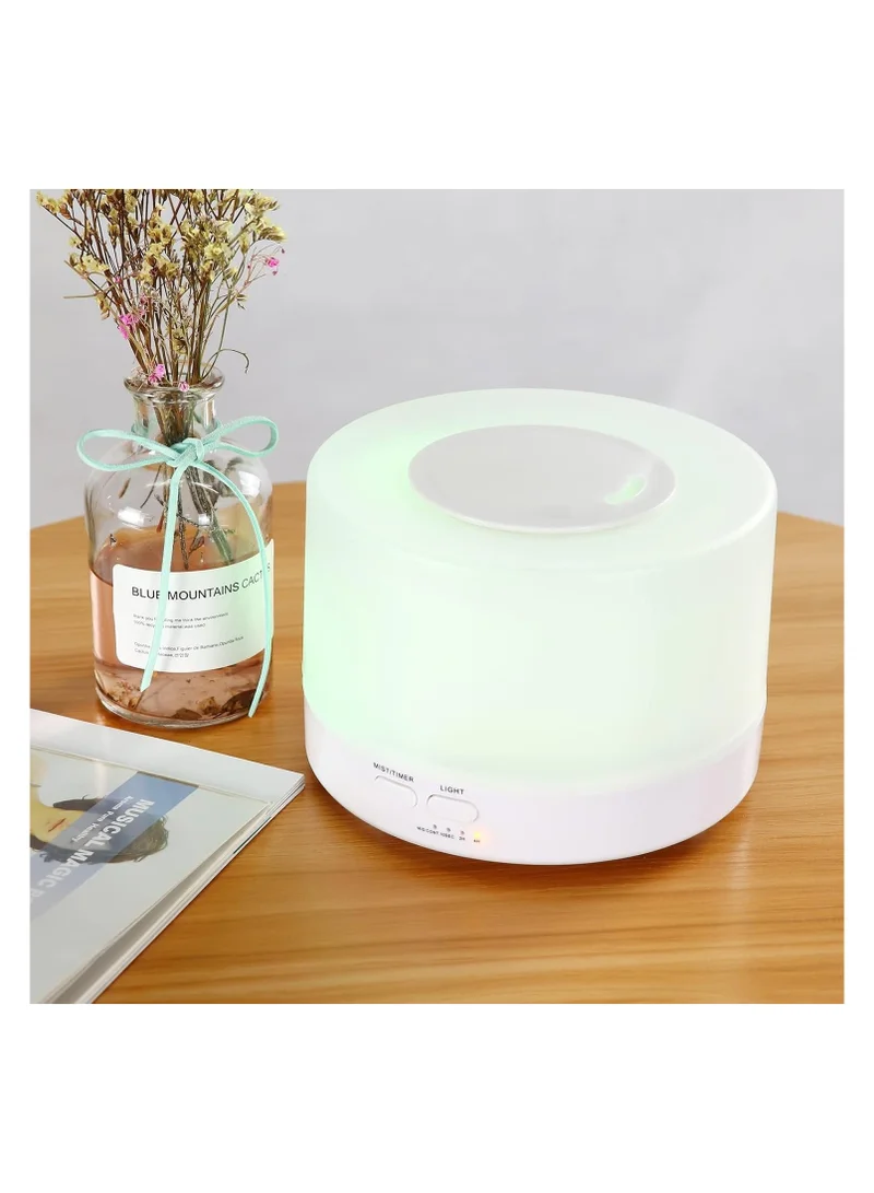Cuisine Art Cuisine Art Essential Oil Aroma Diffuser 700ml, Upgraded Aromatherapy Diffuser with 4 Timer and 7 Color Lights, Cool Mist Humidifier with Auto Shut-off Function