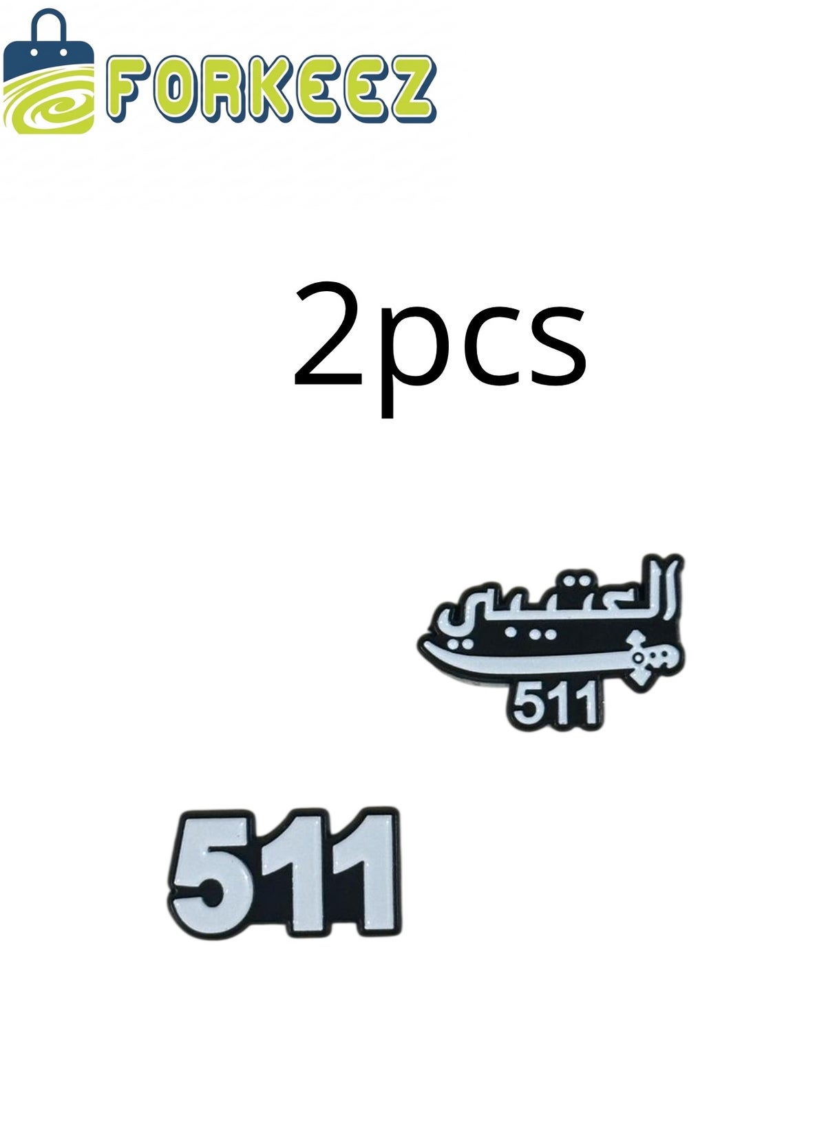 forkeez Forkeez 2 In 1 Metal Mobile Sticker Pack ZAF0E05DECC8D6302FD12Z