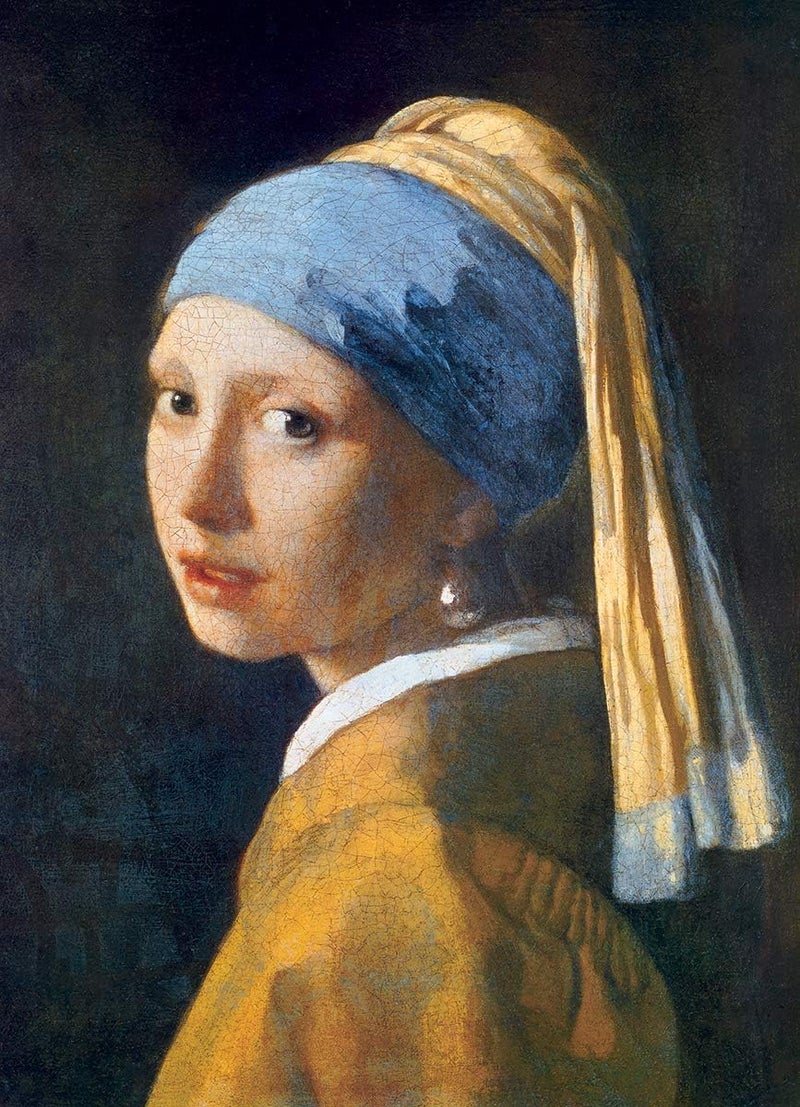 eurographics EuroGraphics Girl with A Pearl Earring by Vermeer 1000 Piece Puzzle 60005158  Black  - Image 2