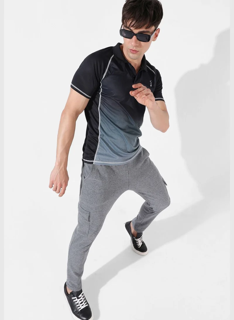Campus Sutra Men's Colourblocked T-Shirt