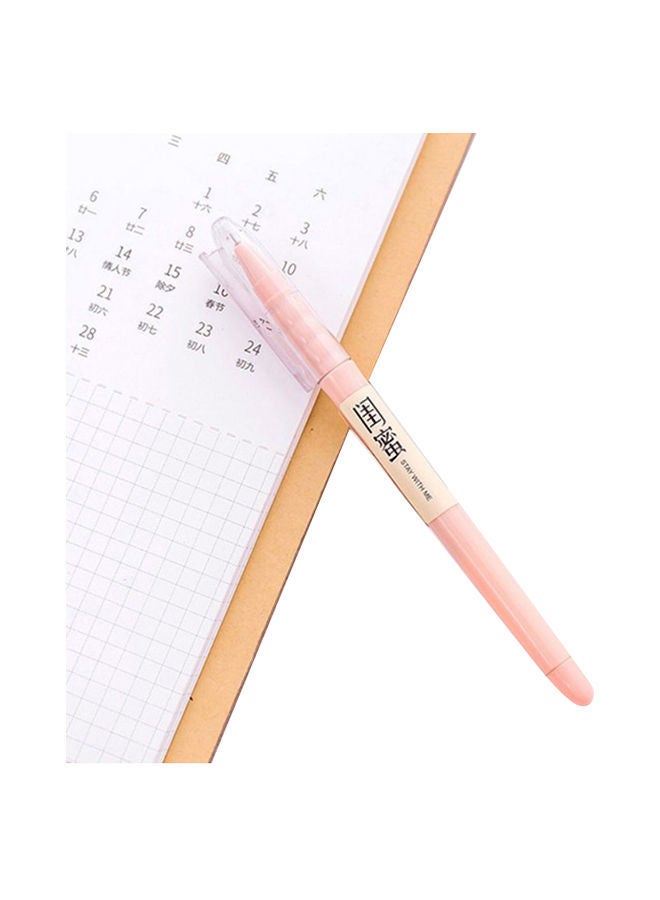 NIBEMINENT 4-Piece Set Personal Character Signature Gel Pen Pink