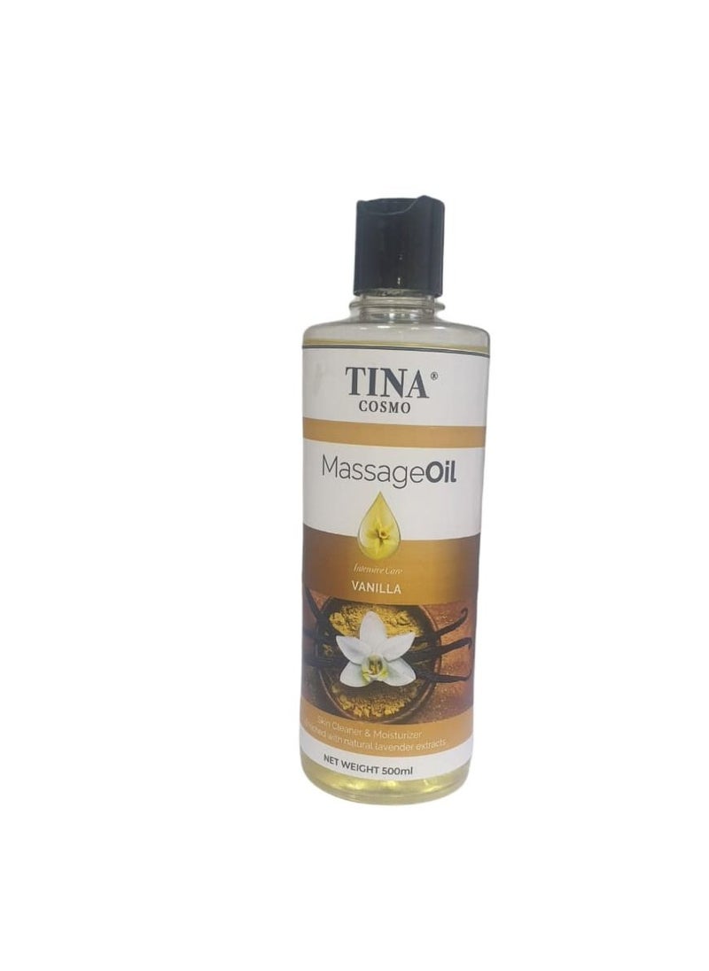 Tina Cosmo oil Massage 500ml-Vanilla  - Image 2