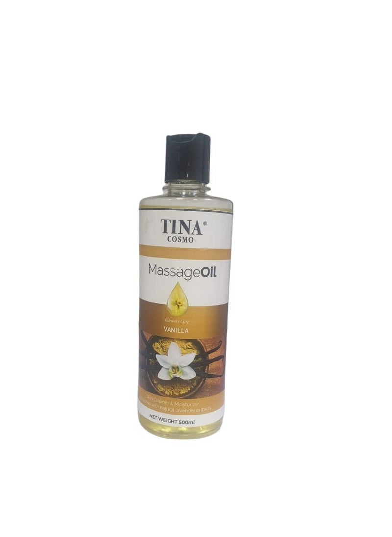 Tina Cosmo oil Massage 500ml-Vanilla  - Image 3