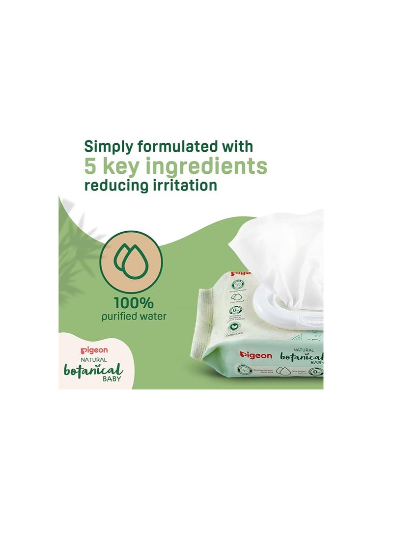 Pigeon Natural Botanical Bamboo 70 Wipes - Image 2
