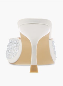 Flora Bella By Shoexpress Womens Metallic Crystal Sandals With Slip On Closure Ramadan Collection  - Image 5