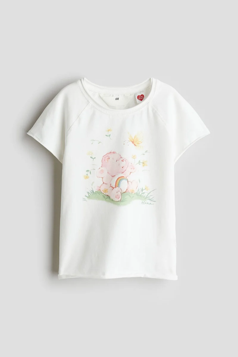 H&M Print-motif jersey top