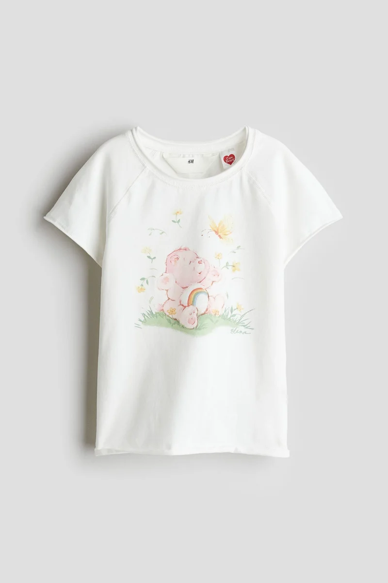 H&M Print-motif jersey top