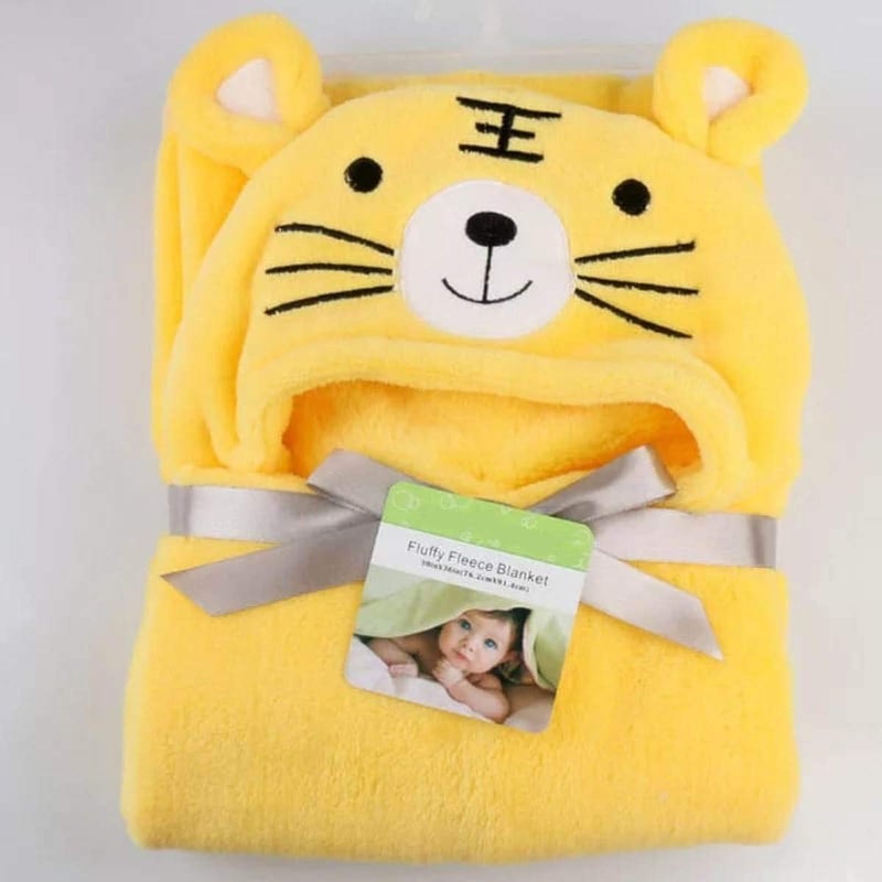 BRANDONN New Born Baby Blankets Combo Pack of Wrapper Sheet Blanket and Baby Bath Towel Pack of 2 - Image 2