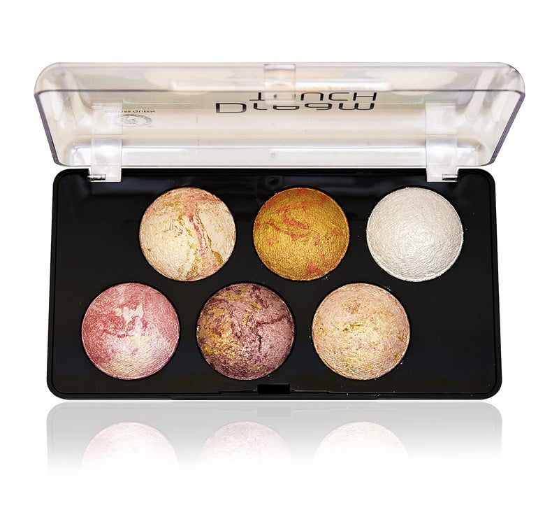 COLORS QUEEN Colors Queen Dream Touch Blusher  Highlighter Palette  Shimmery Finish Highly Pigmented  Blendable Shades  Lightweight  Long Lasting Multicolour Blusher Palette for Face Makeup Multicolor 02 18g - Image 2