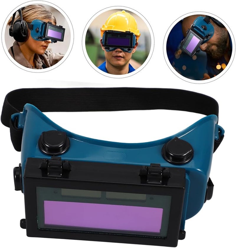 نظارات السلامة للحام قابلة للطي مع عدسات ملونة للرجال والنساء - Image 4