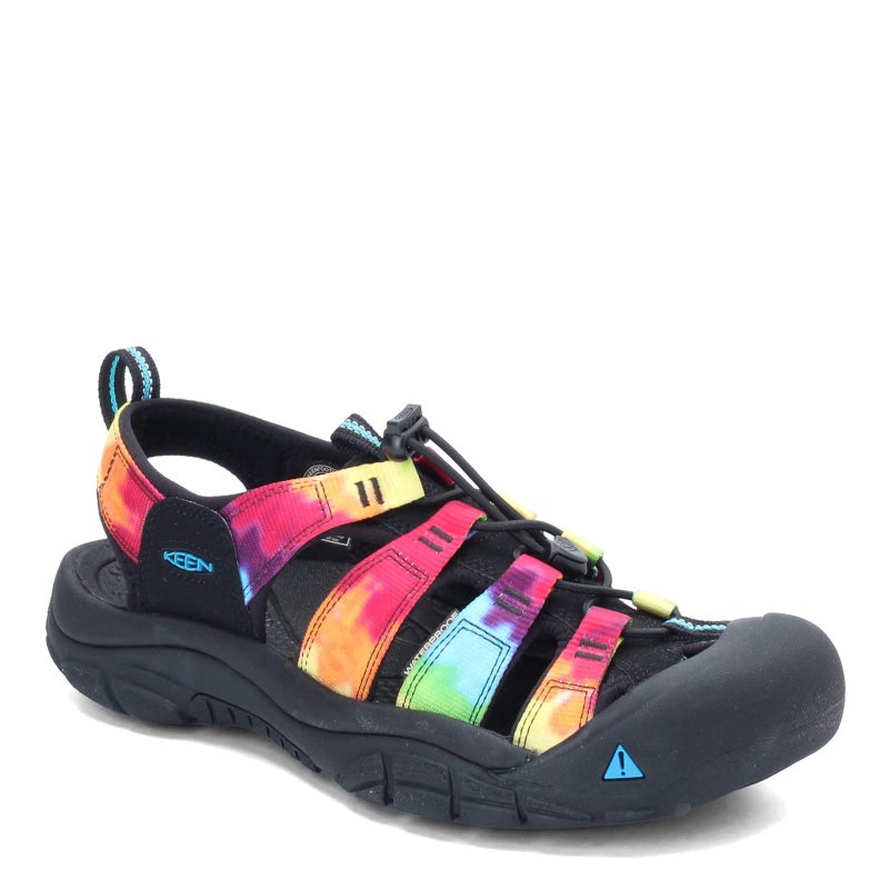 KEEN Mens Newport H2 Closed Toe Water Sandals Original Tie Dye 13